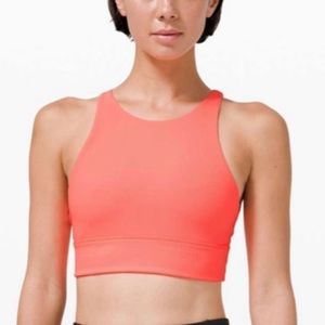 ☀️LULULEMON Energy Bra HighNeck Long Line Rib *MediumSupport